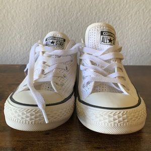 Converse low tops /white/US6/ mesh material